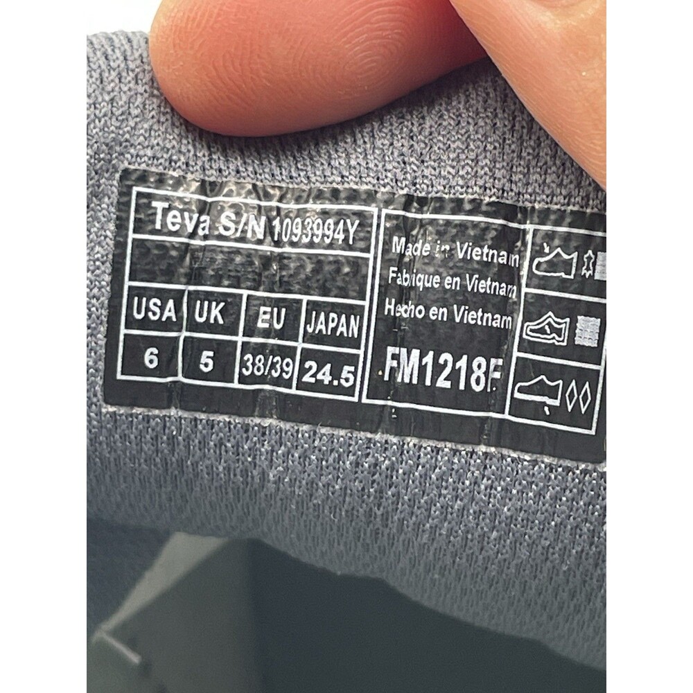 Teva Waterproof Hiking Shoes Women’s US 6 Gray Blue - Picture 7 of 7